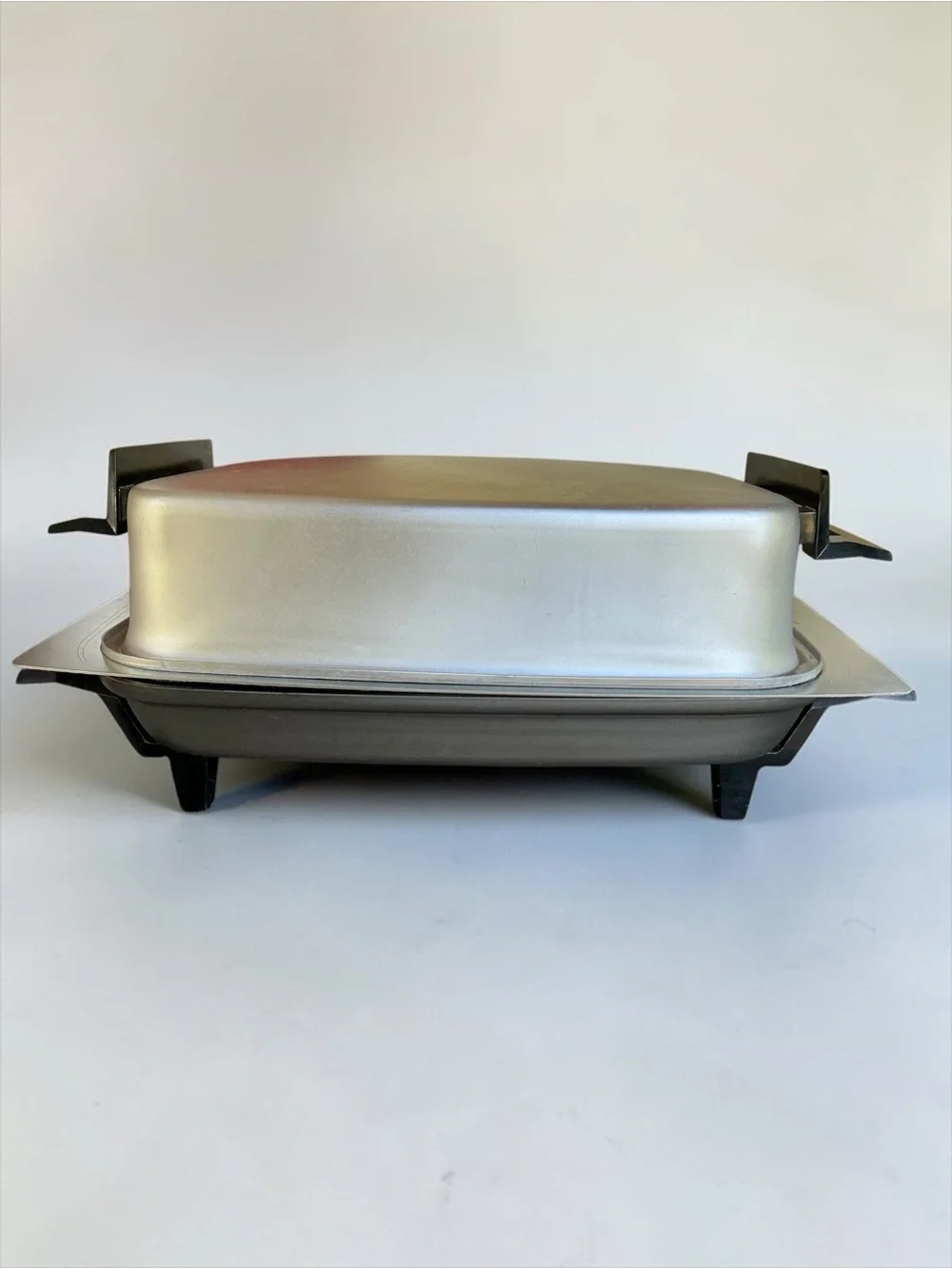 West Bend Lektro Vintage Maid Electric Skillet Serving Tray Manual Thermoplug